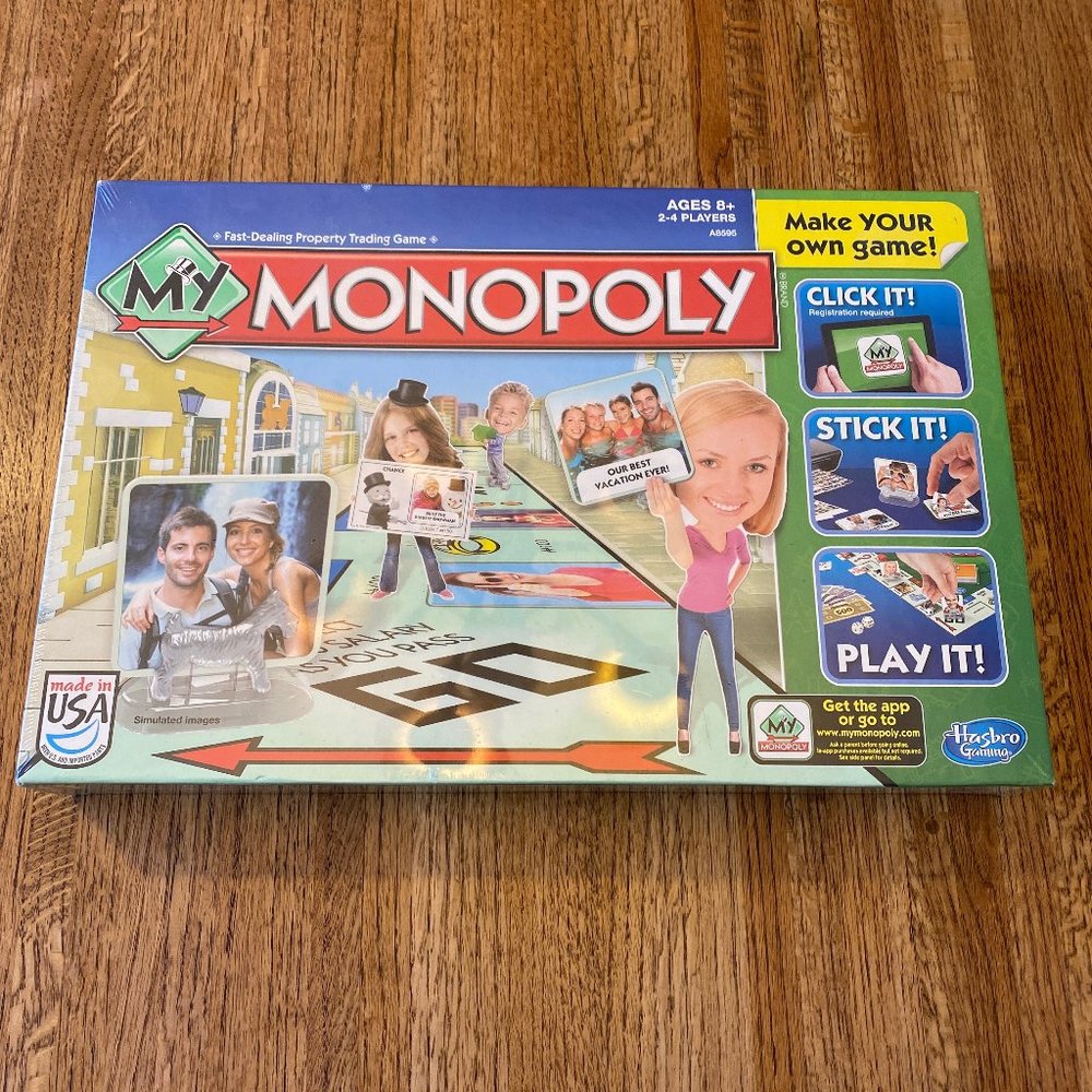 My Monopoly Board Game Make Your Own Game Hasbro Personalize New